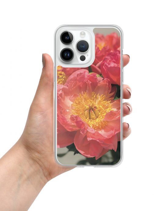 Peony Floral iPhone Case Design for sale
